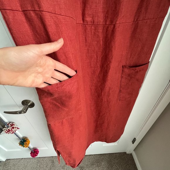 Christy Dawn Seaton Dress - Rust L - Picture 11 of 16